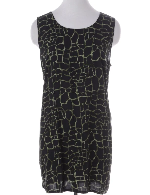 Label Animal Print Short Dress